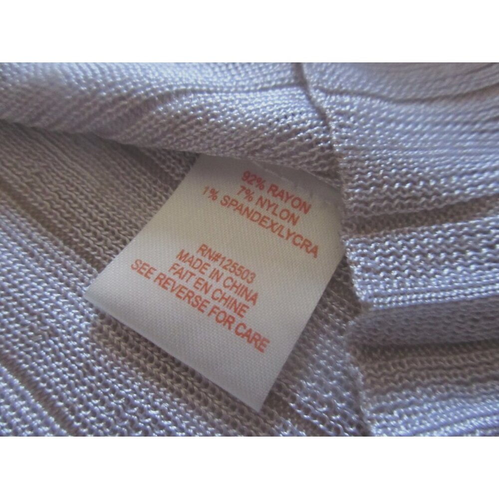 NWT Ronny Kobo IONE in French Gray Plaited Rib Stretch Knit Maxi Skirt XS $356 - Picture 6 of 8